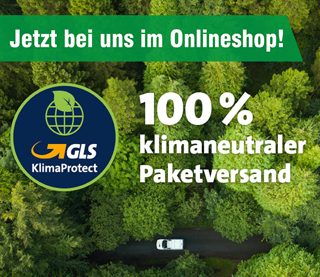 Klimaneutraler Paketversand im Grasshoff Verpackungssysteme Onlineshop