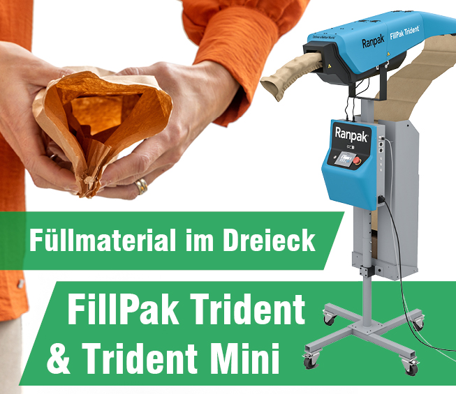 Ranpak Trident Papierpolstermaschine