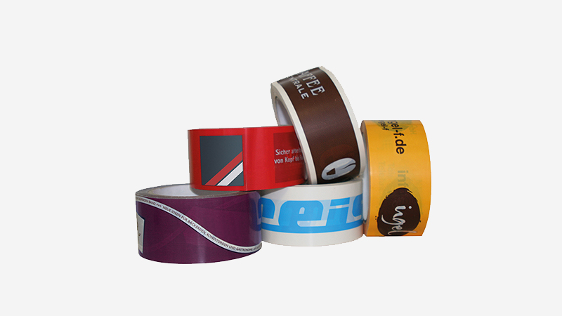 Bedruckte Klebebänder Beispiele - Paketband mit Logo