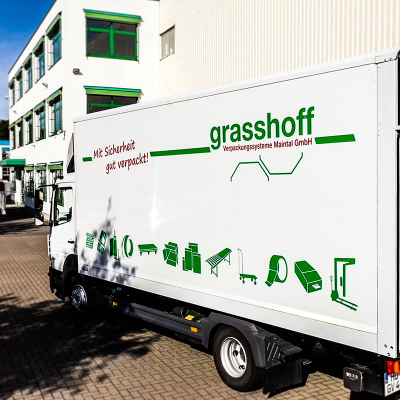 Grasshoff Verpackungssysteme LKW Fuhrpark Lieferservice