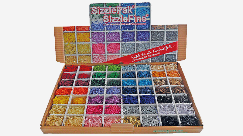 kostenloses SizzlePak und SizzleFine SampleKit mit 29 Farben