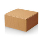 Geschenkbox Moderne Welle Schwarz und Natur