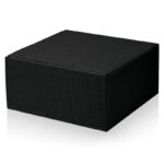 Geschenkbox Moderne Welle Schwarz und Natur