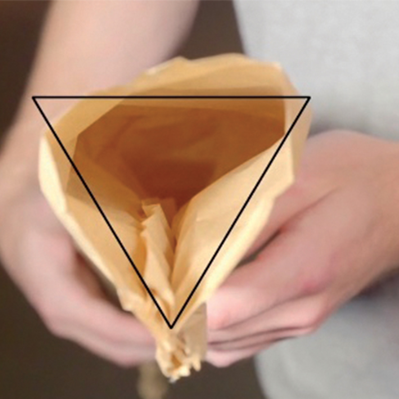 FillPak Trident Papier dreieckig