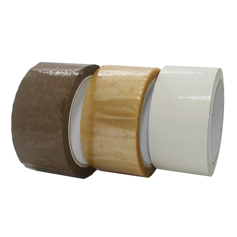 Grasshoff PET Klebeband transparent, weiß, braun