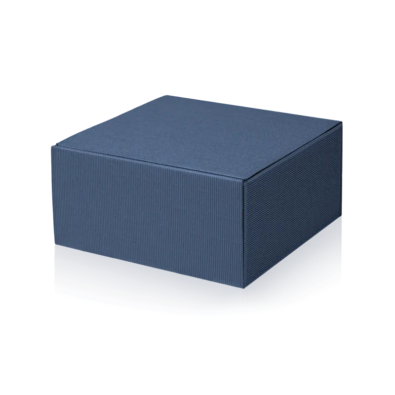 Geschenkbox Modern Welle Blau M
