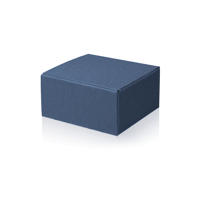 Geschenkbox Modern Welle Blau S