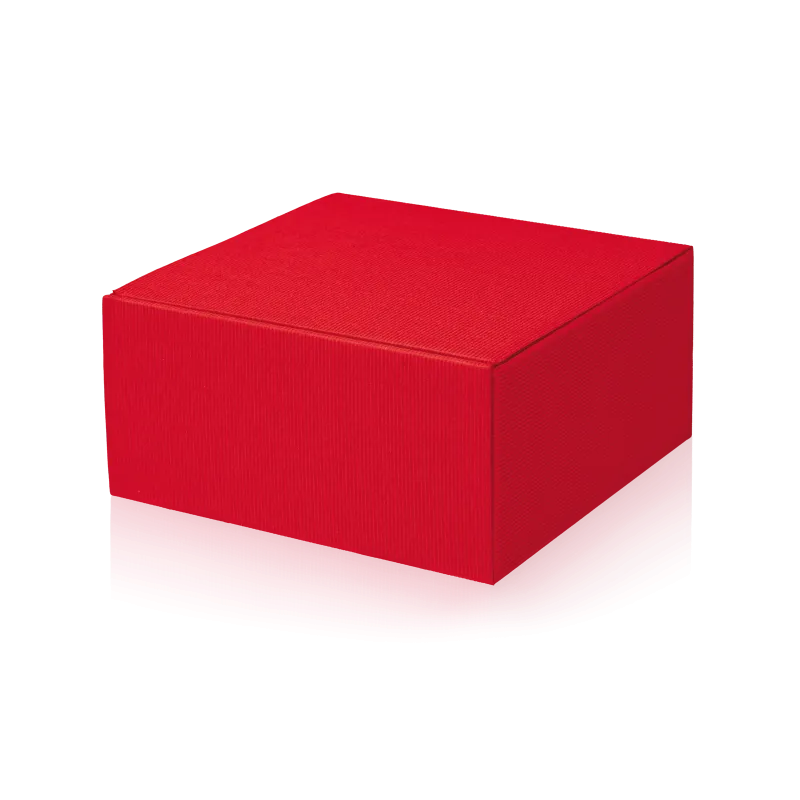 Geschenkbox Modern Welle Rot M