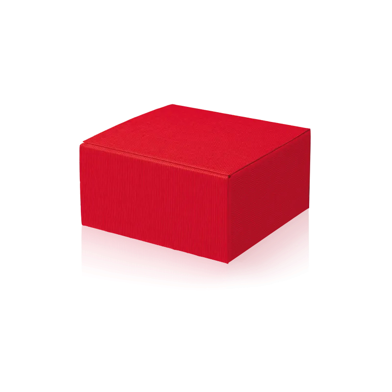 Geschenkbox Modern Welle Rot S