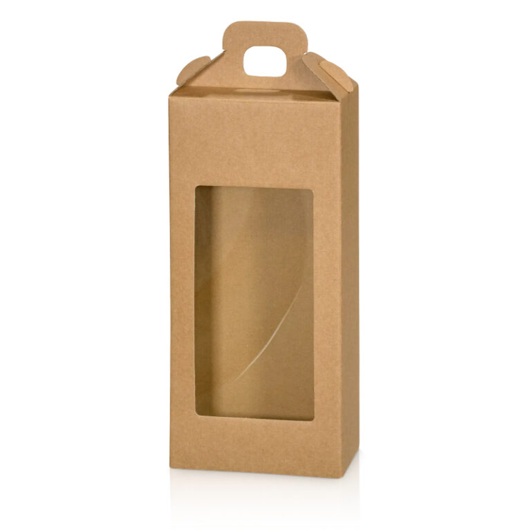 Tragekarton Gourmet Natura slim mit Sichtfenster