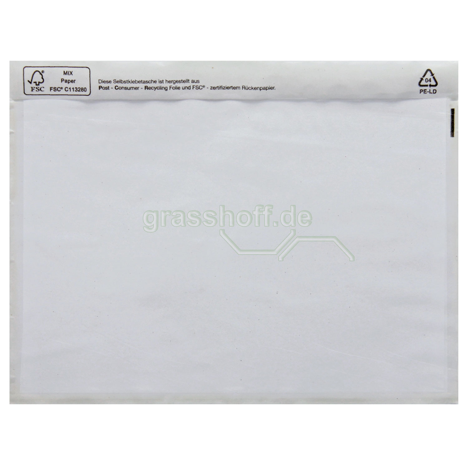 Lieferscheintasche C6 transparent