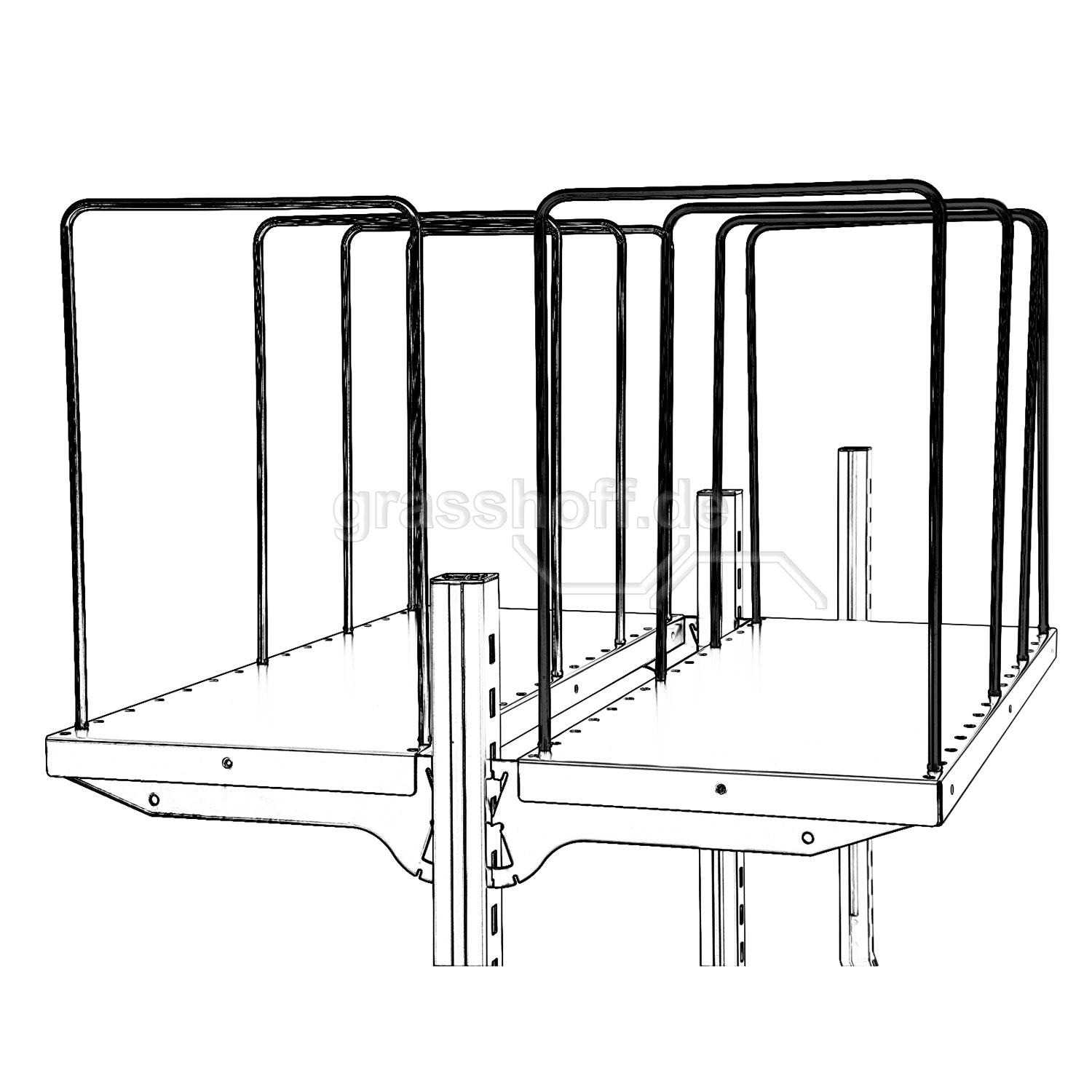Rocholz Packtisch System Flex Fachteiler_354240