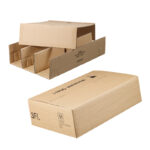 Flaschenverpackung, Versandkarton, Flaschenkarton, Beispiel