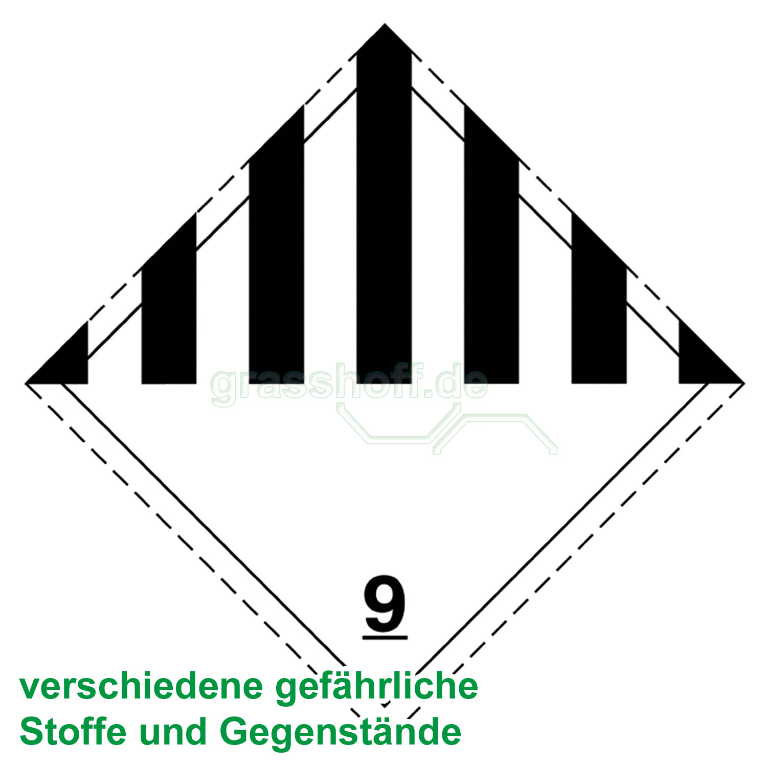 Gefahrgut Etikett miscellaneous