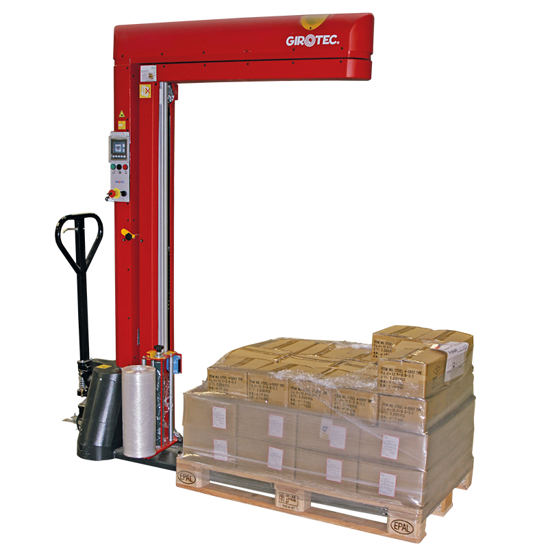 Girotec RDL1800 Mobile Wickelmaschine Dreharmwickler Bei Grasshoff