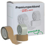 GRASSHOFF Premium Packband (PP), Klebeband, Verpackungsmaterial