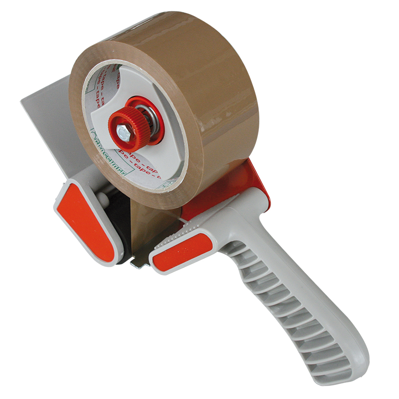 Handabroller Kartonverschließer rot