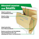 Smallfix, Automatikkarton, Verpackung