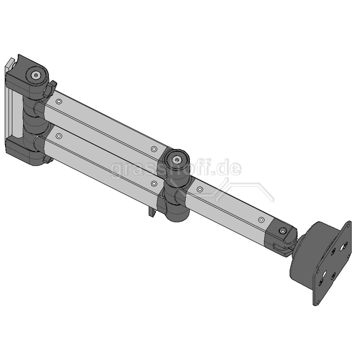 Rocholz Packtisch-System 2000 Gelenkarm für TFT-Monitor_352203
