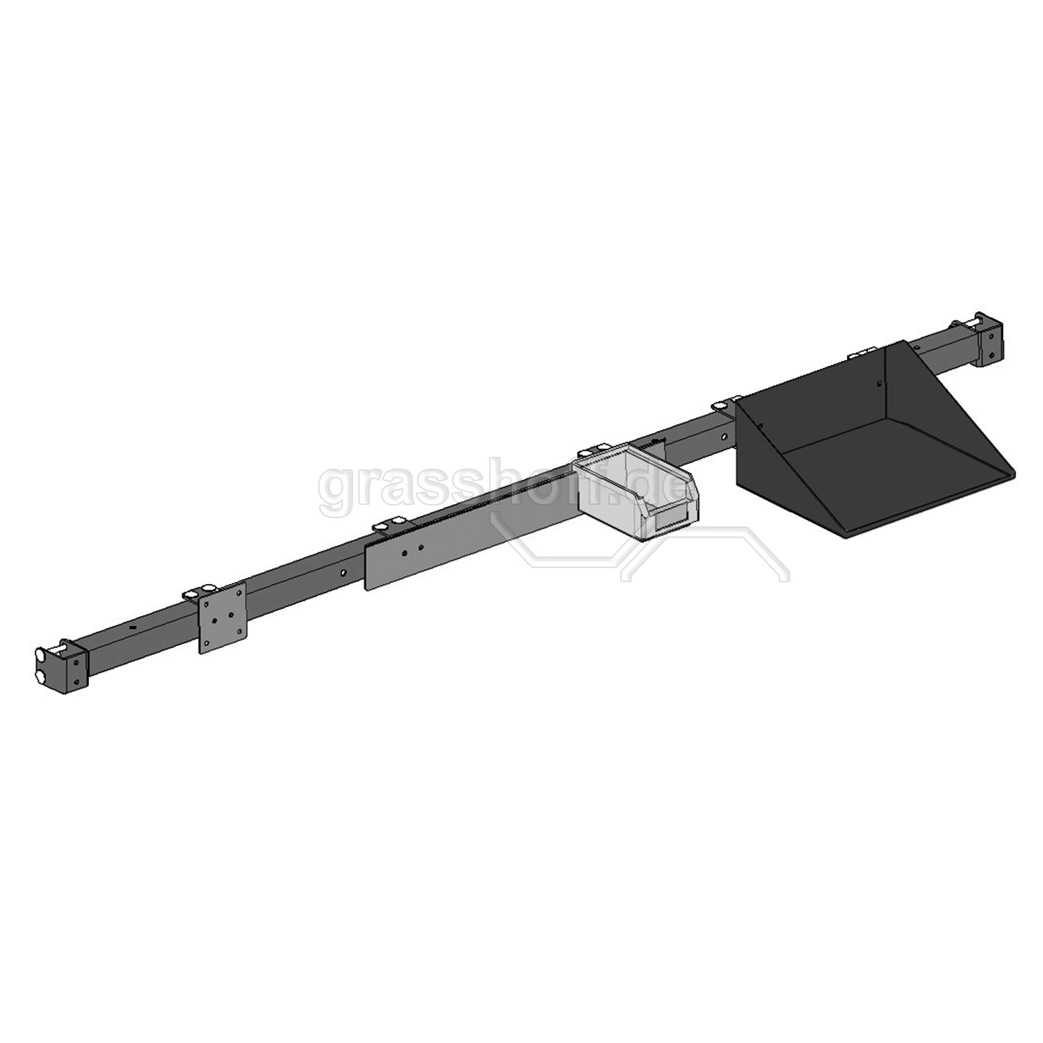 Rocholz Packtisch-System 2000 Halterung mit Mehrzweckablage_352234