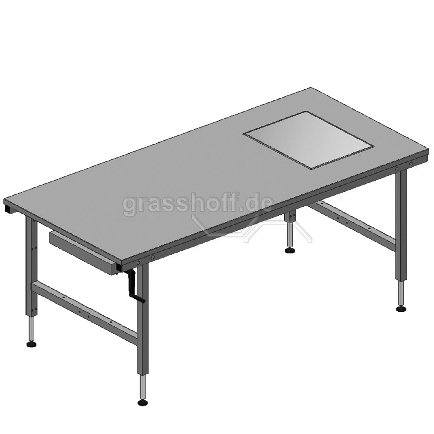 Rocholz Packtisch-System 2000 eichfähige Waage 400x500mm bis 60kg_352189