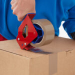 test® 4120 PVC Klebeband braun und transparent 50 mm breit
