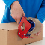 test® 4120 PVC Klebeband braun und transparent 50 mm breit