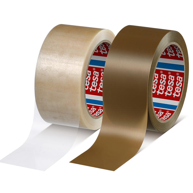 test® 4120 PVC Klebeband braun und transparent 50 mm breit
