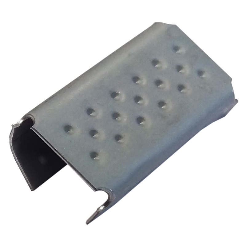 Verschlusshülse halboffen geprägt 13x28 mm für Umreifungsbänder
