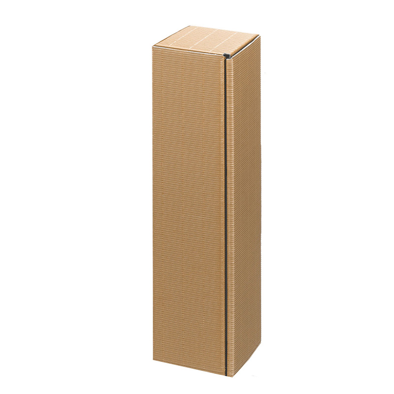 Weinverpackung Geschenkverpackung Offene Welle 1er natur