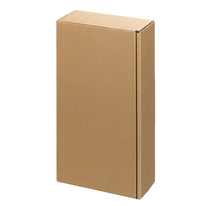 Weinverpackung Geschenkverpackung Offene Welle 2er natur