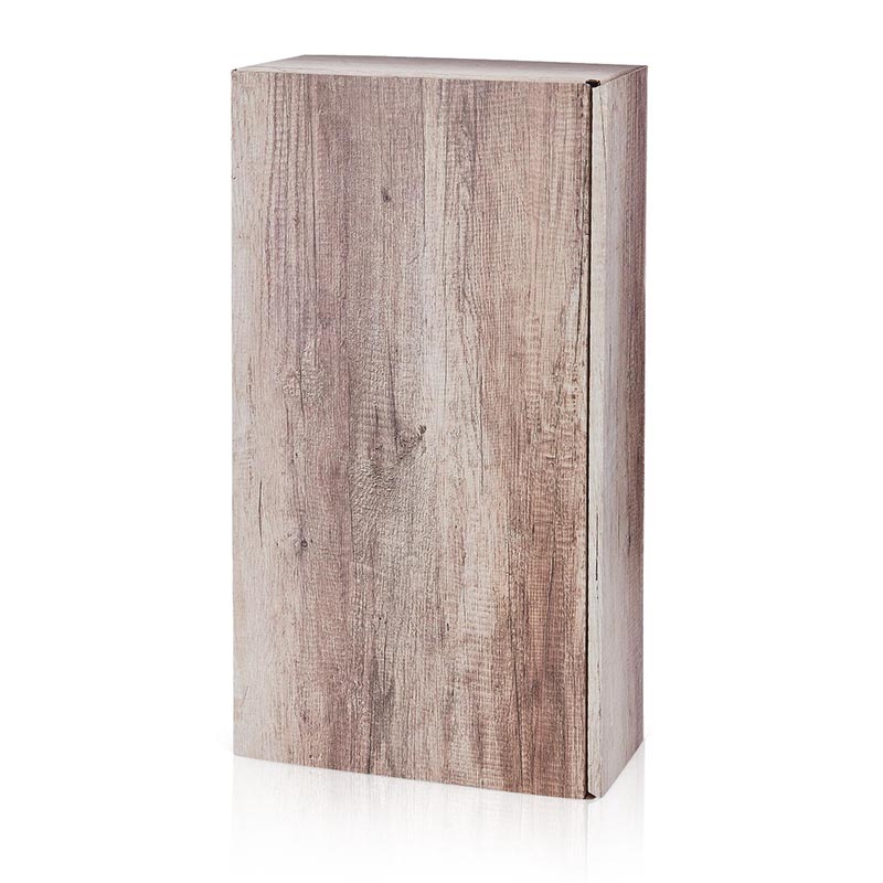Weinverpackung Geschenkverpackung Wood 2er